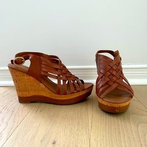 Franco Sarto Cork Wedges